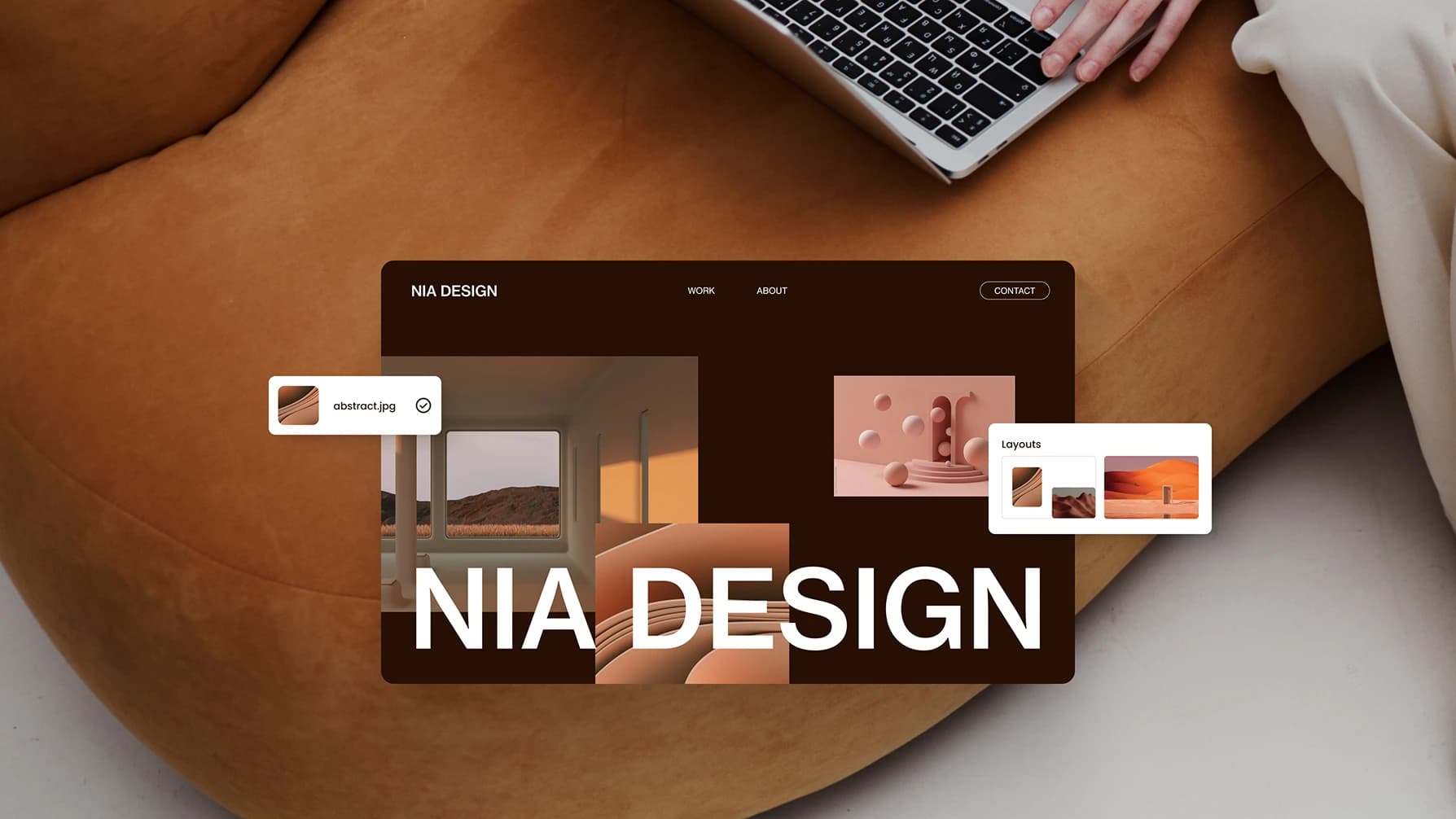 Squarespace website design reference: Portfolio